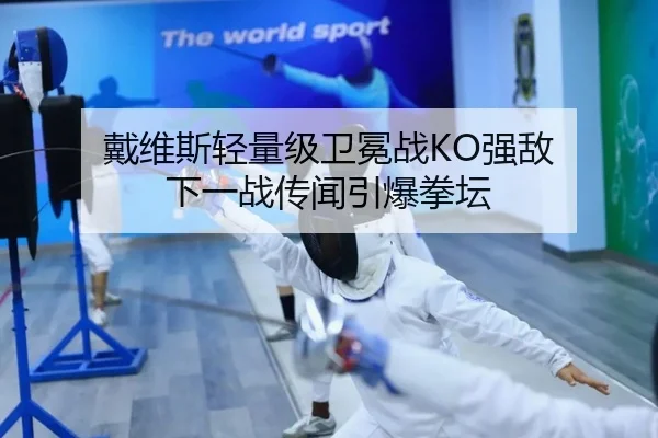 戴维斯轻量级卫冕战KO强敌 下一战传闻引爆拳坛